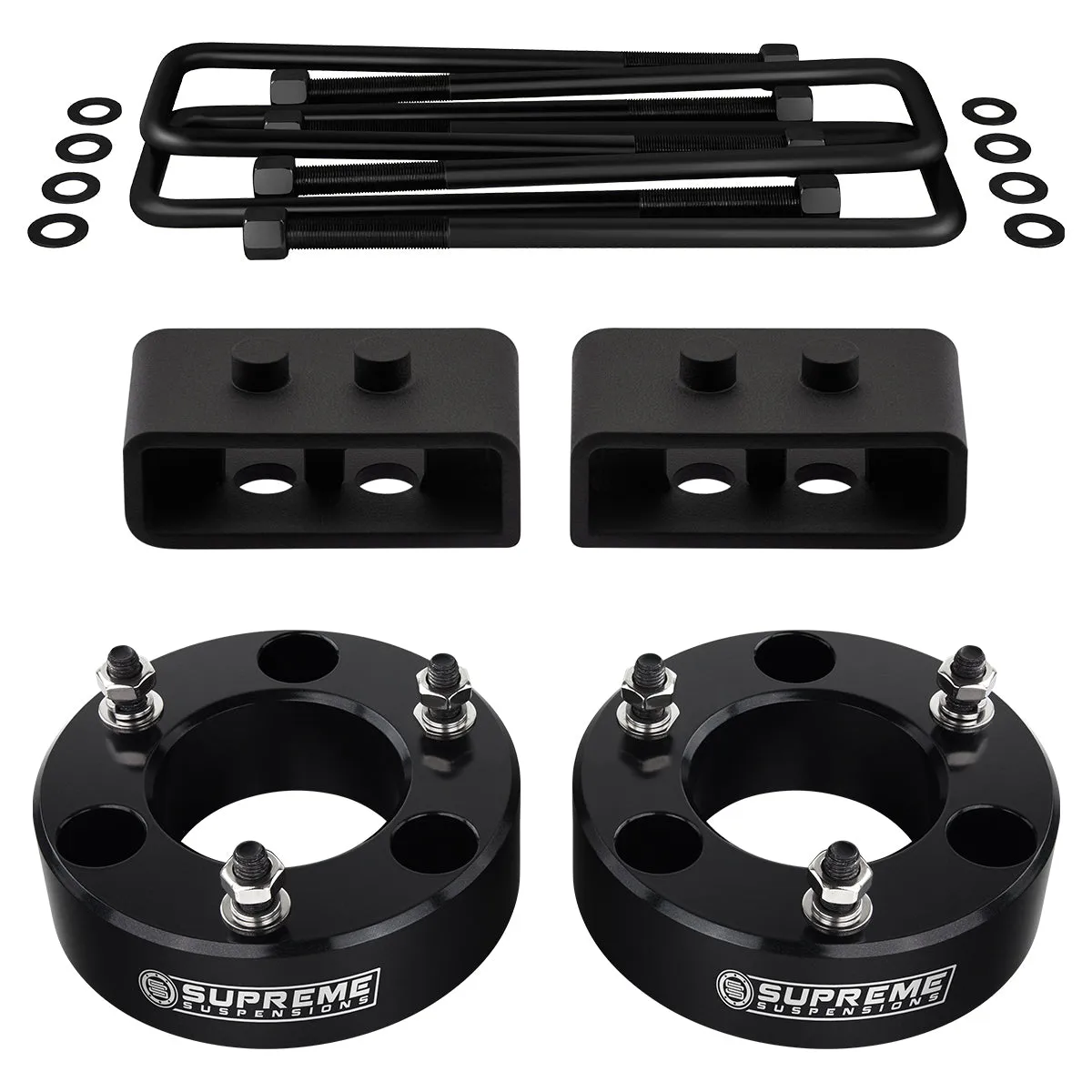 2004-2008 Ford F-150 Full Suspension Lift Kit 2WD - Black