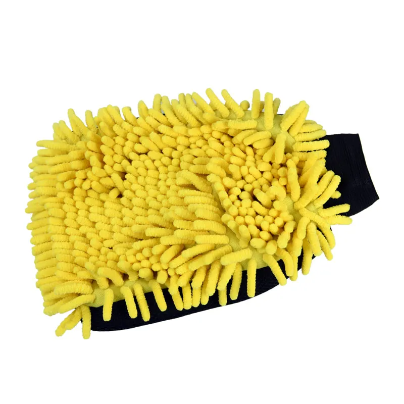 3-in-1 Microfiber & Chenille Wash Mitt