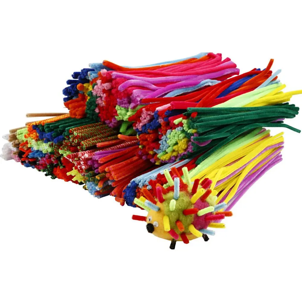 700 Nylon Pipe Cleaners Assorted Sizes Colours Thickness:4 6 9 mm L:30 cm