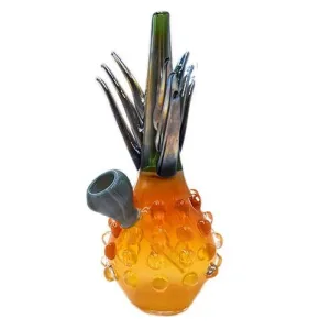8” Pineapple Decorative - Glass Bubbler - Color May Vary - (1 Count)