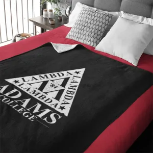 Adams College Tri-Lamb Throw Blanket