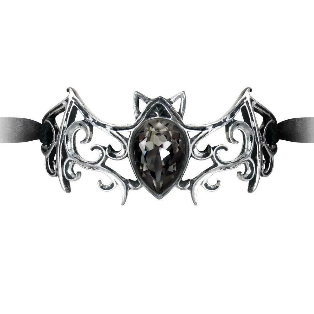 Alchemy Gothic A108  Viennese Nights Ribbon Bracelet