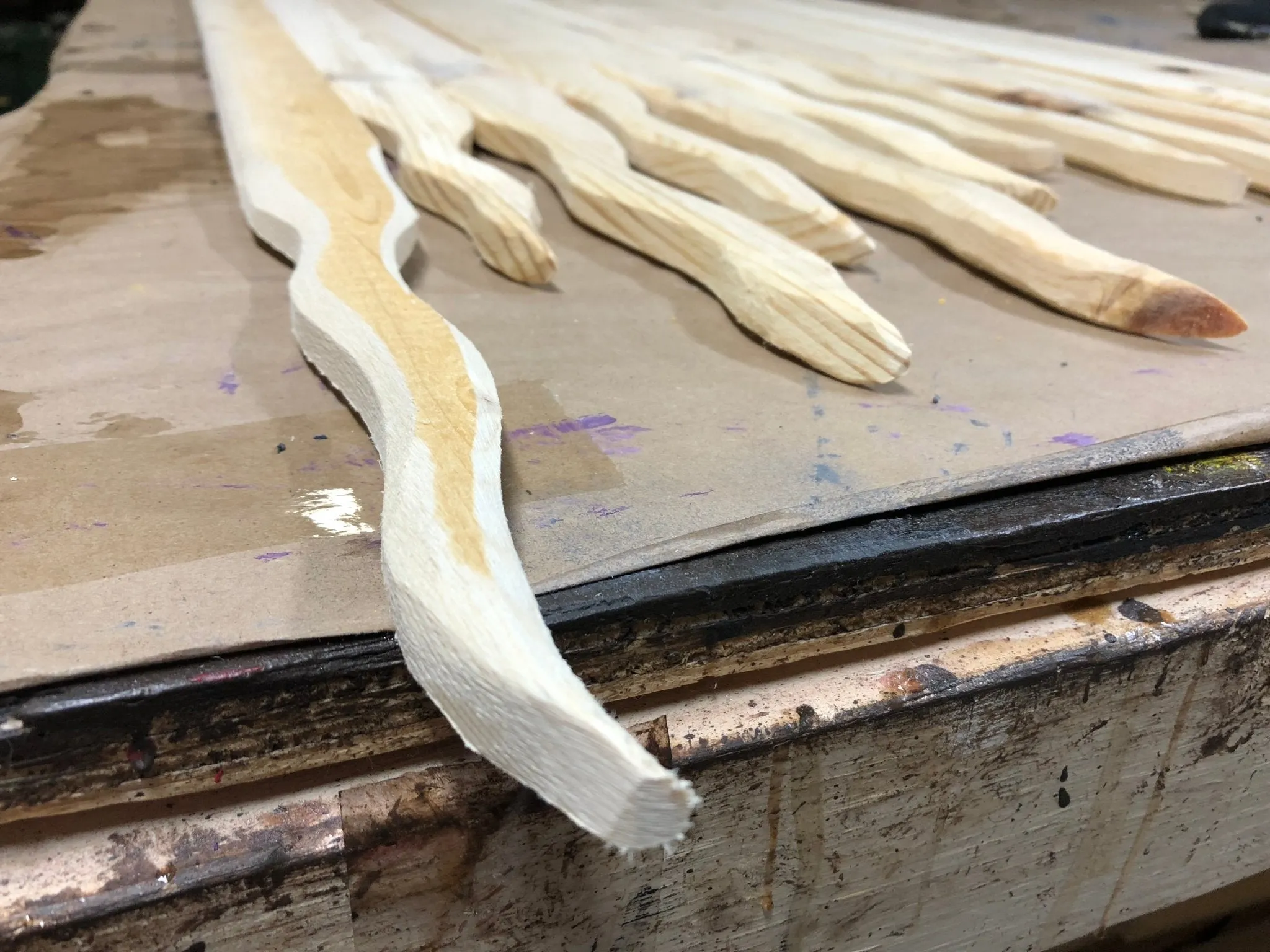 American Battle Flag - Rustic Wood Flag