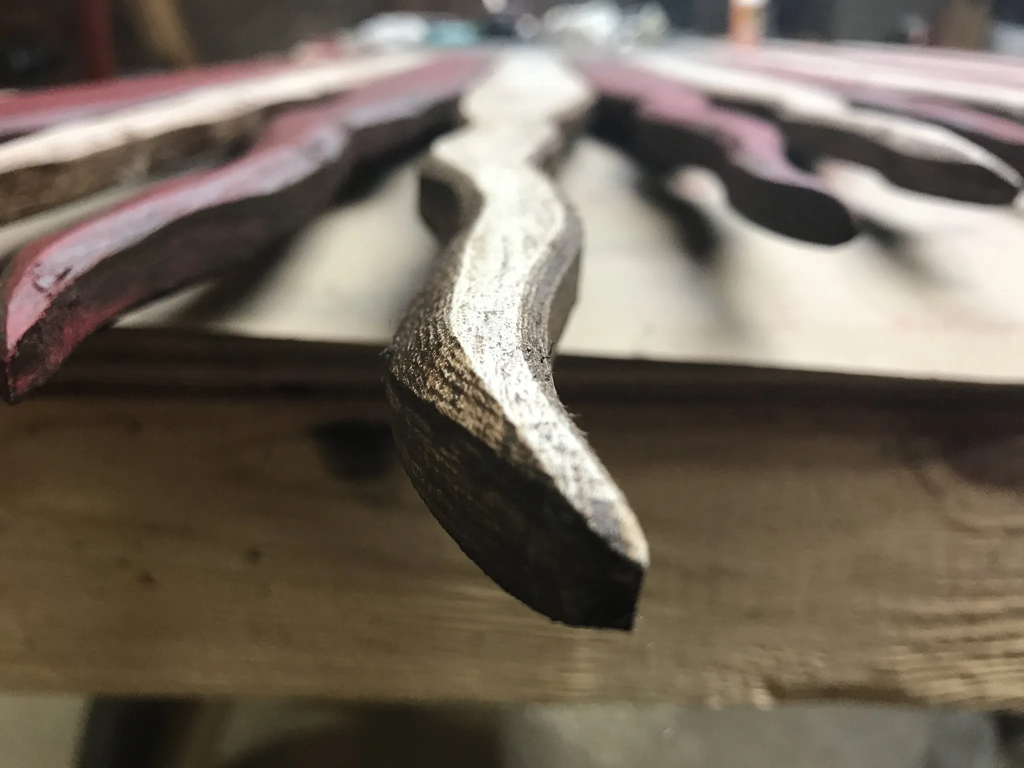 American Battle Flag - Rustic Wood Flag