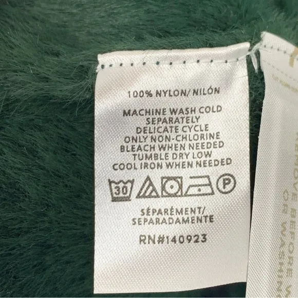 ANN TAYLOR Dark Green Chenille Cardigan Sweater Size Small NEW