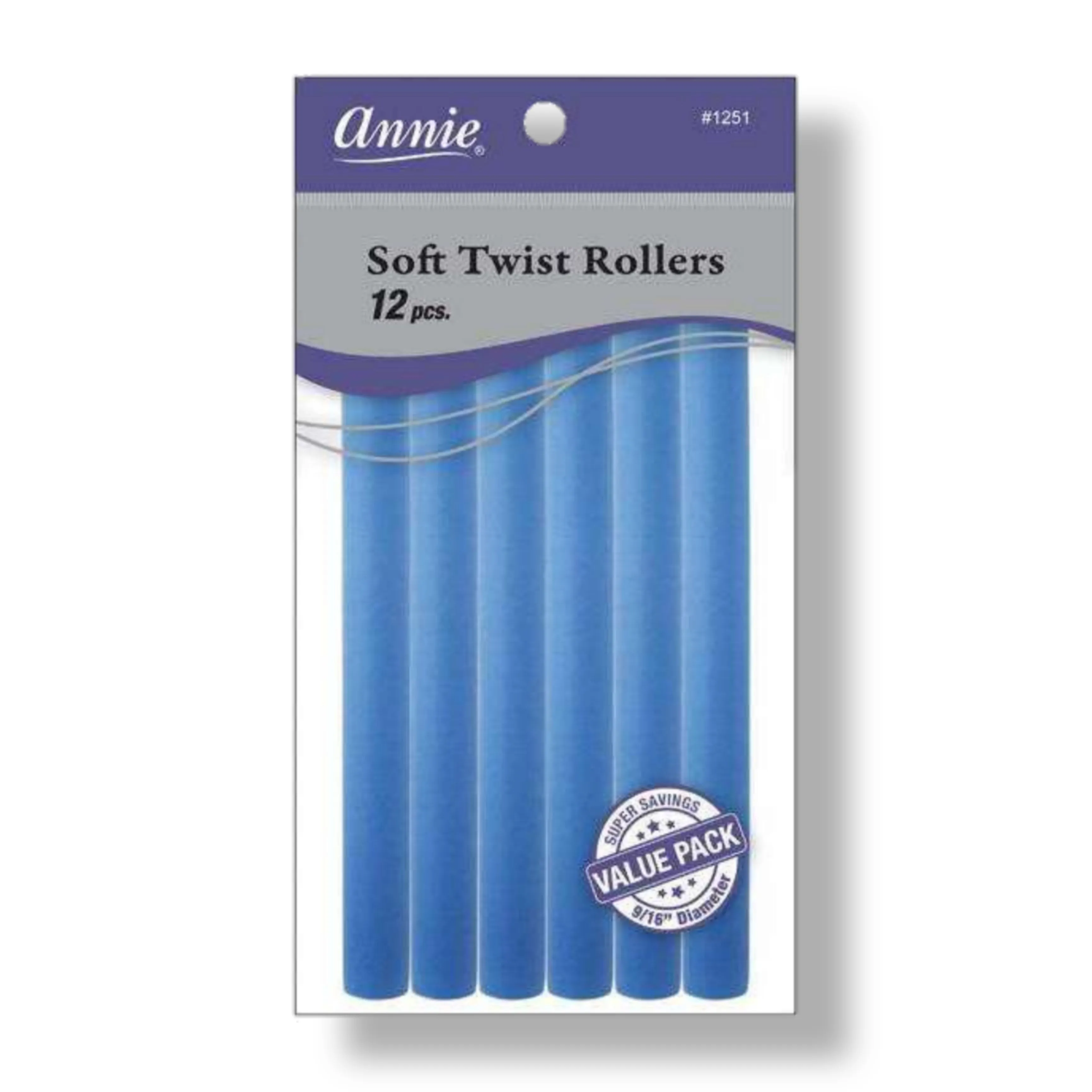 Annie Soft Twist Rollers (7" Length)