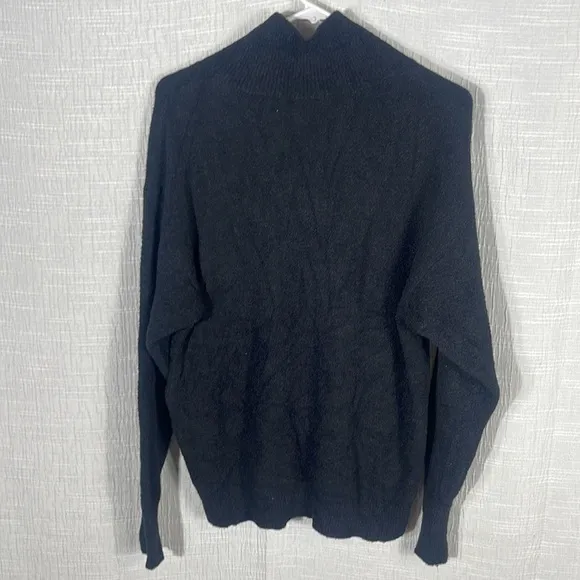 Aritzia Wilfred Free Hush Knit Turtleneck Black extra small