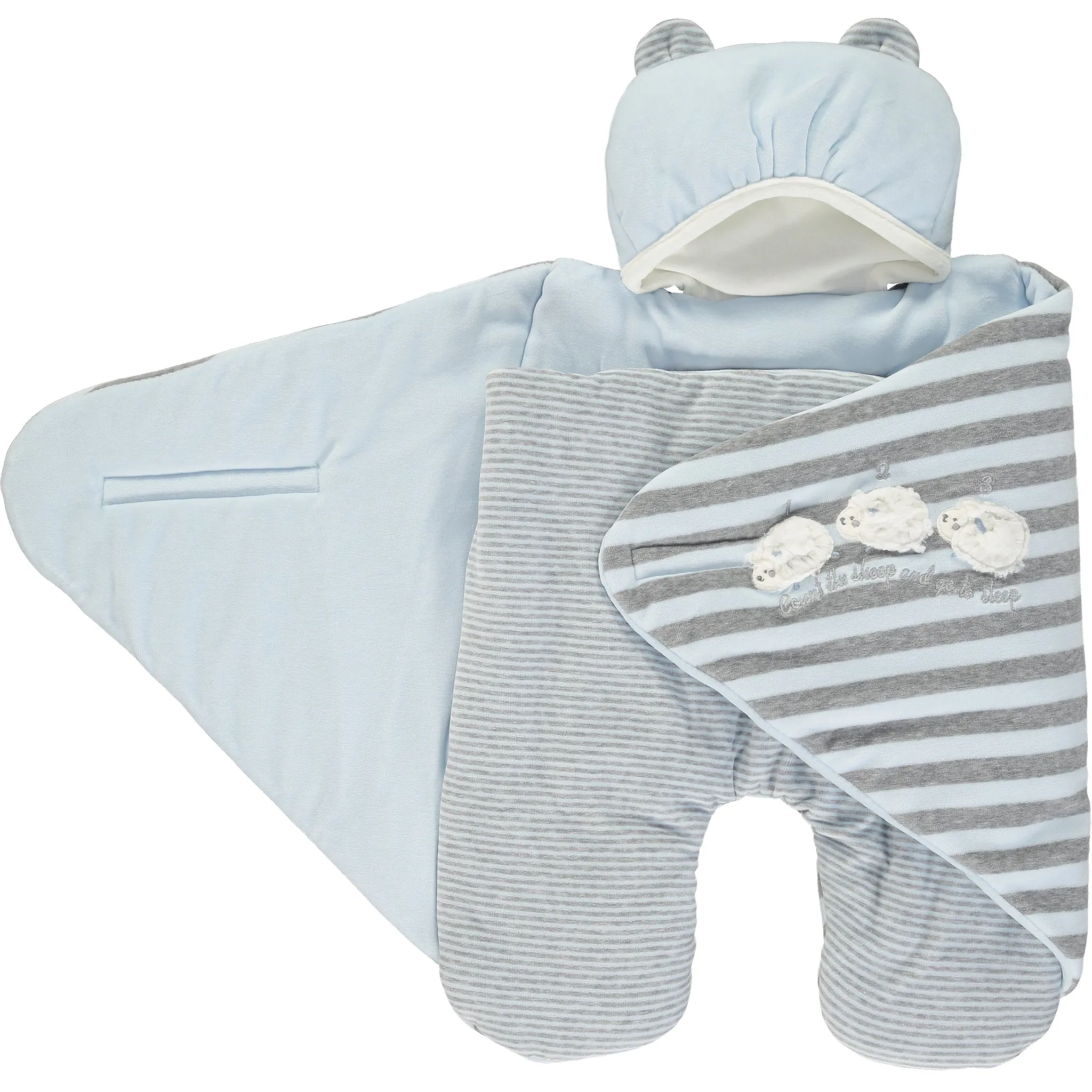 Baby Boys Wrapover Baby Nest