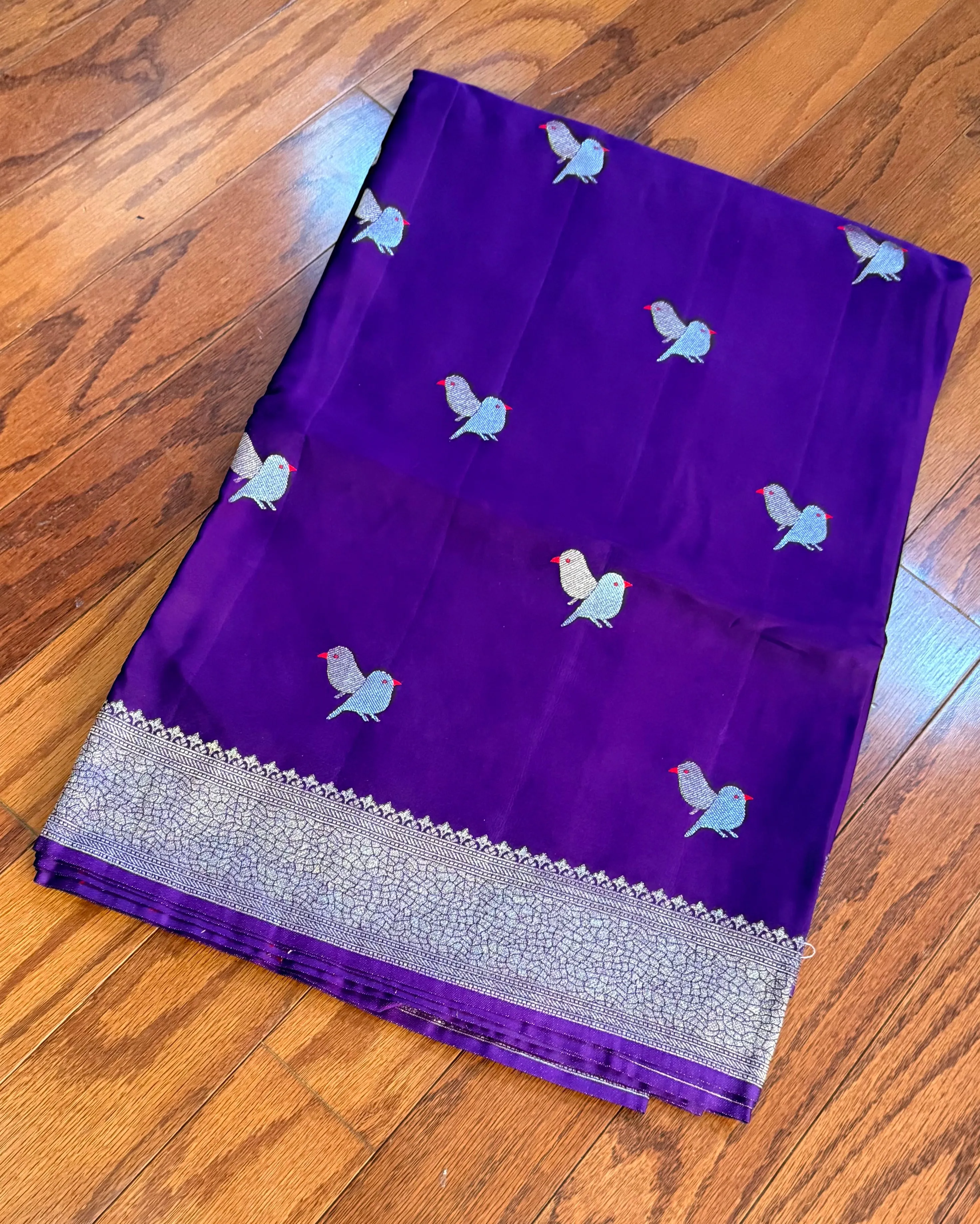 Banaras Munga Satin Silk Saree