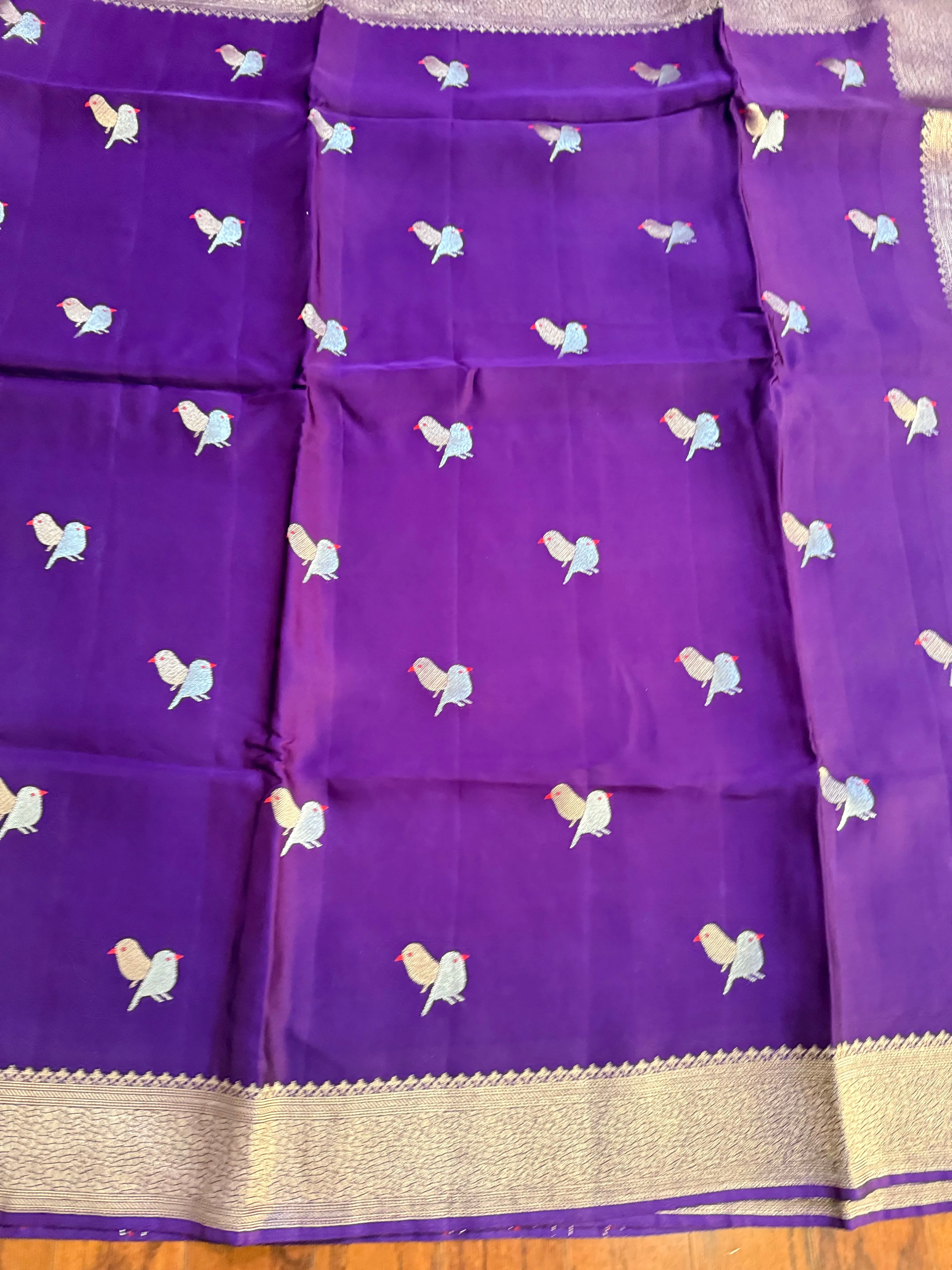Banaras Munga Satin Silk Saree
