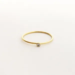 Bella Rhinestone Ring | Gold