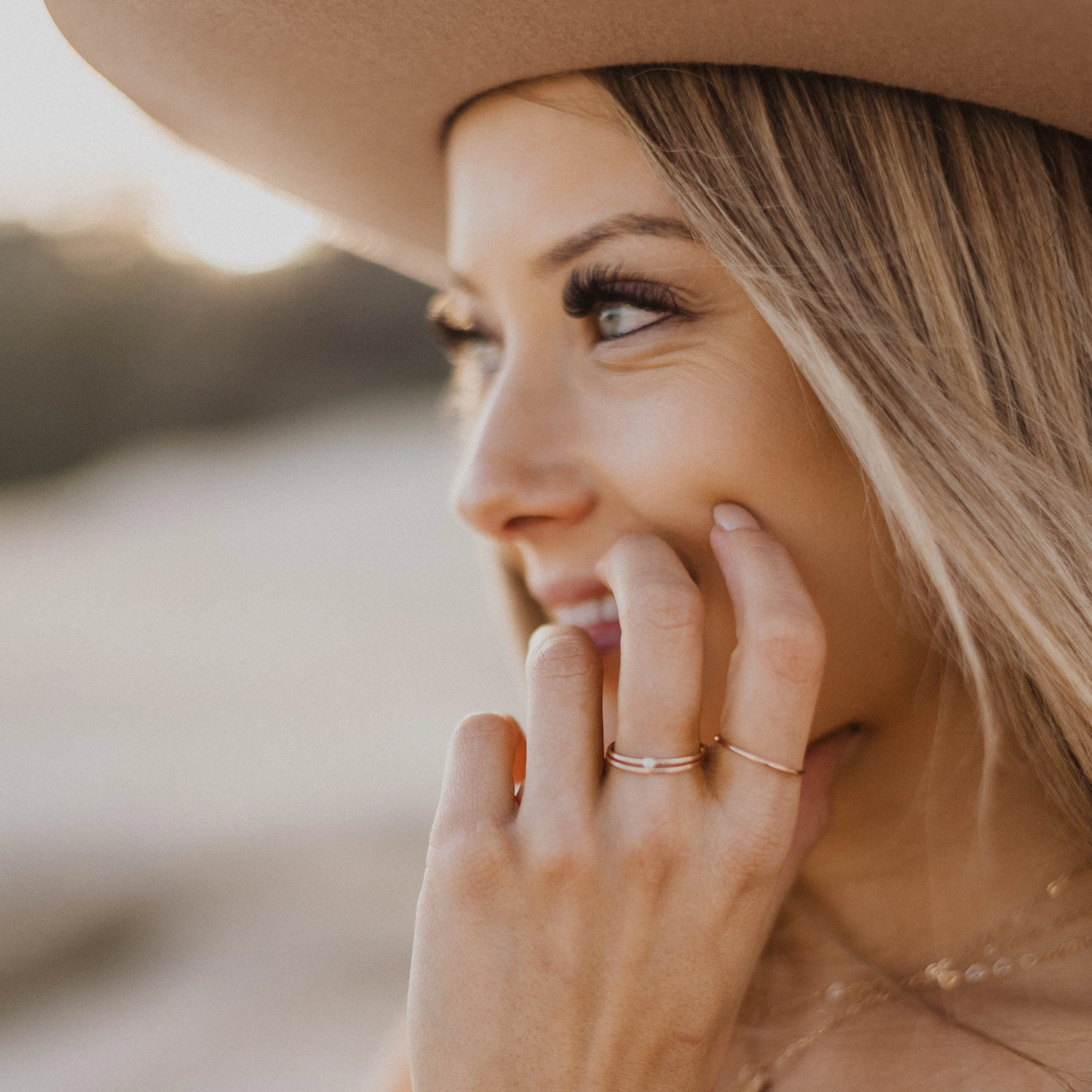 Bella Rhinestone Ring | Gold