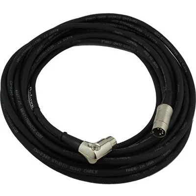 BEST-TRONICS Midi Cable 20ft Straight to Right Angle