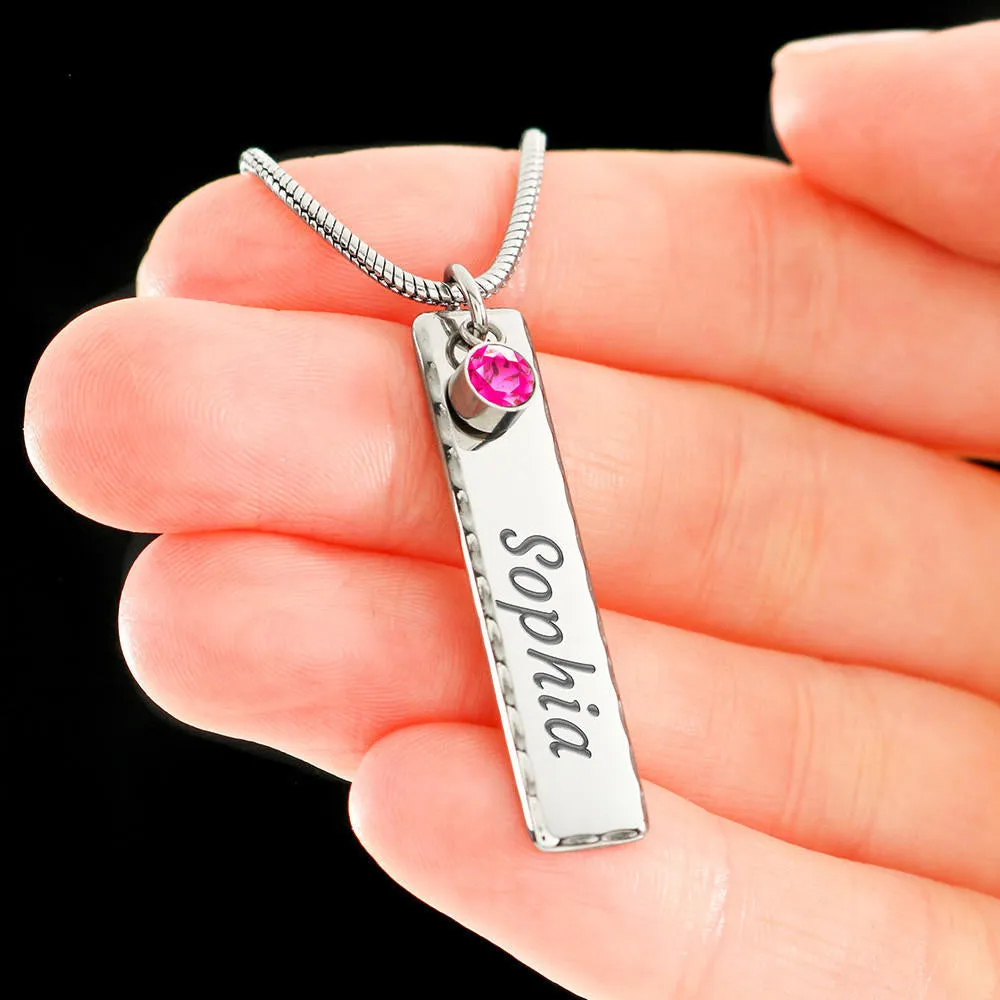 Birthstone Necklace-Leo