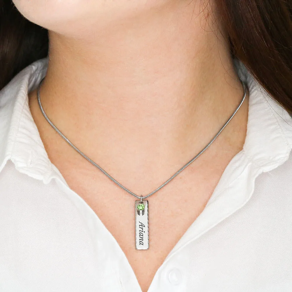 Birthstone Necklace-Leo