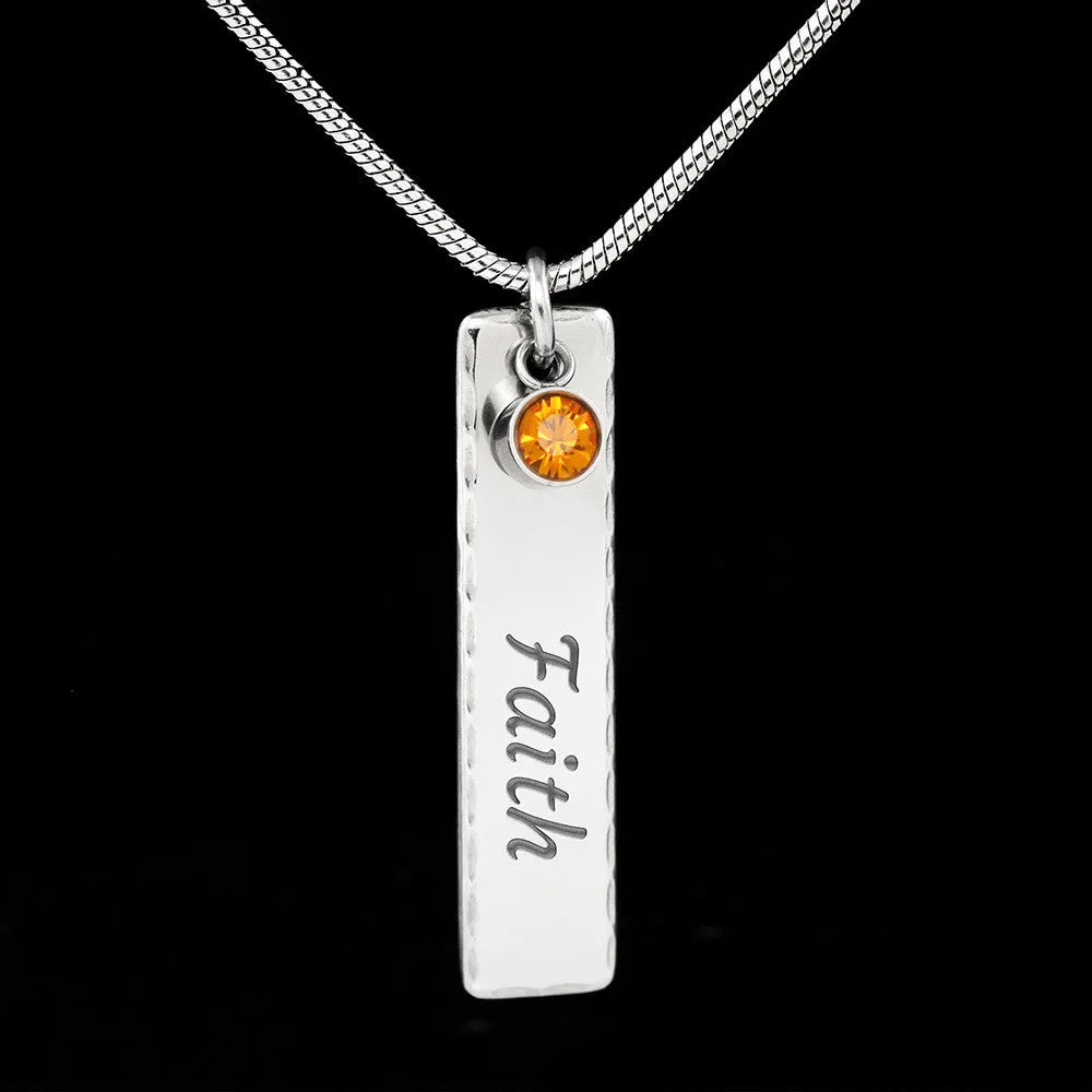 Birthstone Necklace-Leo