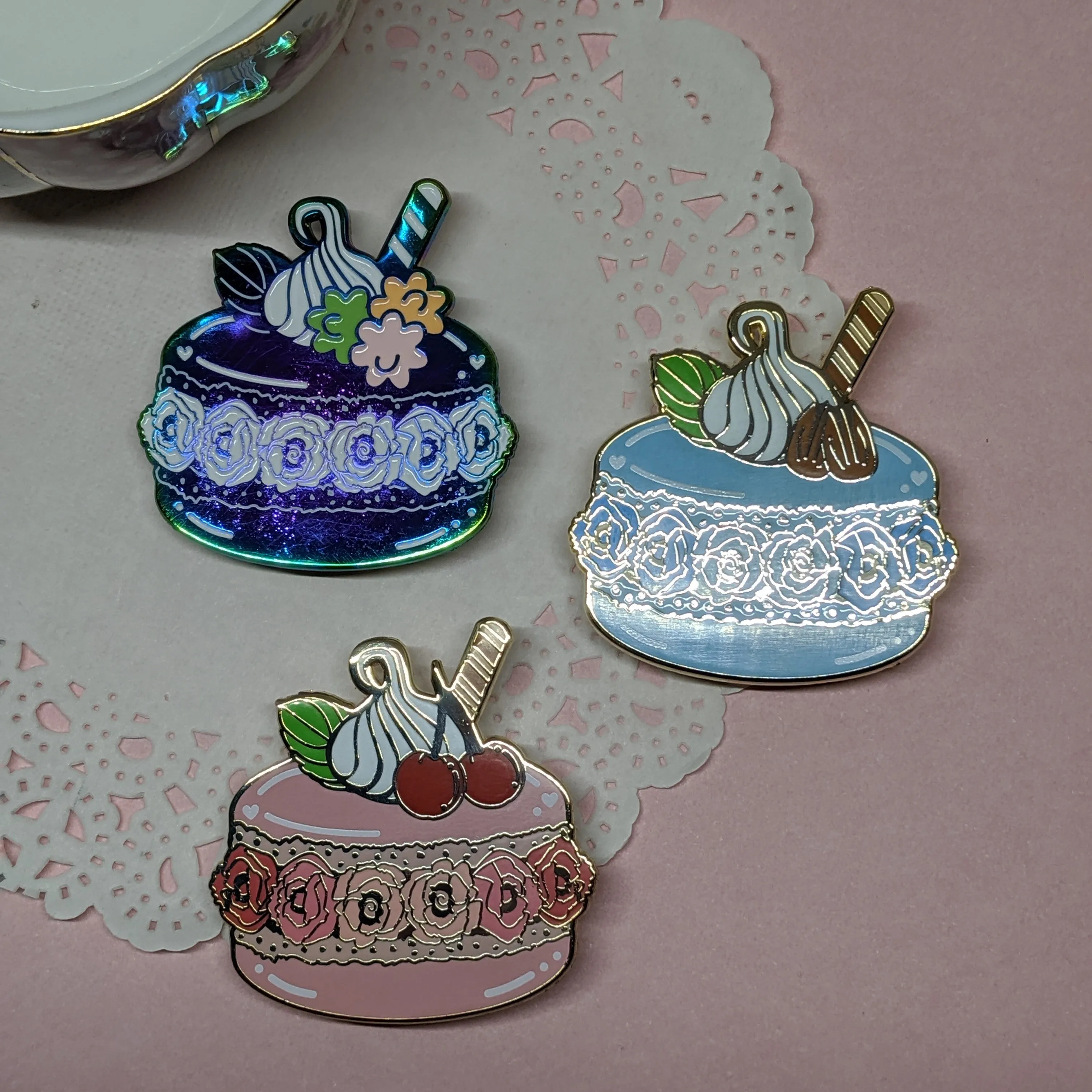 Blooming Macarons II pins