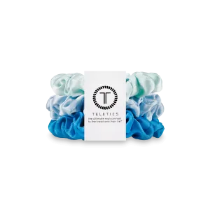 Blue My Mind - Silk Scrunchie Large