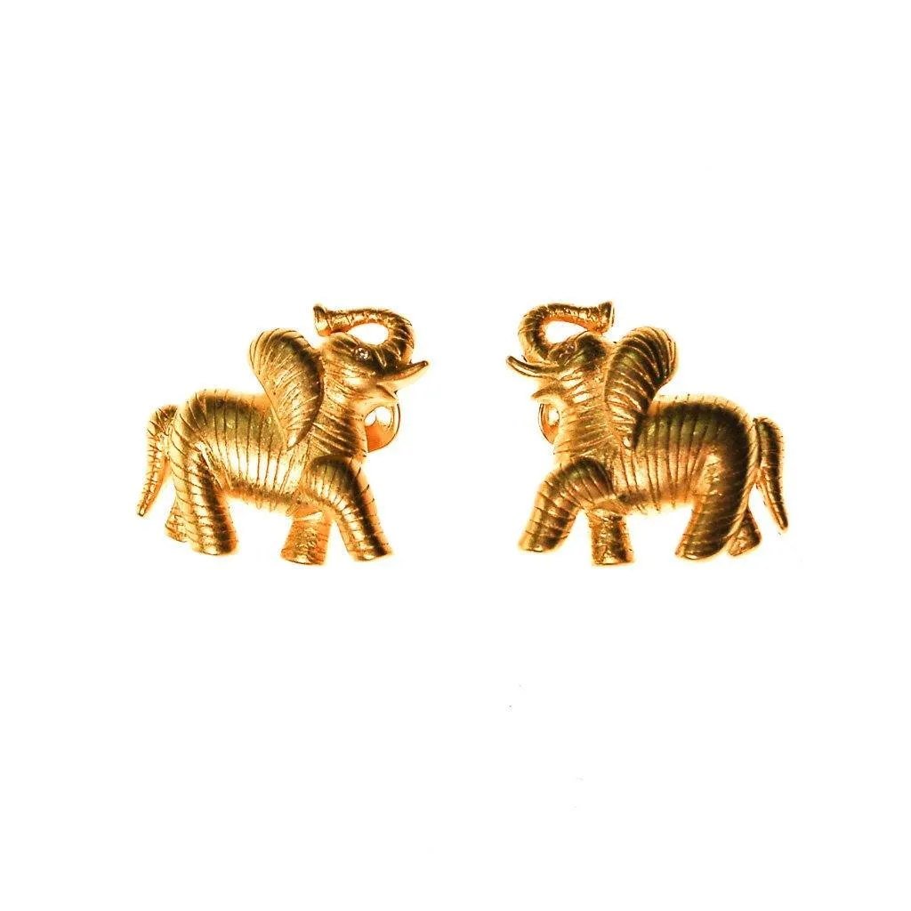 Bob Mackie Elephant Earrings