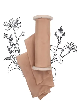 Bolete Silk Ribbon in Habotai