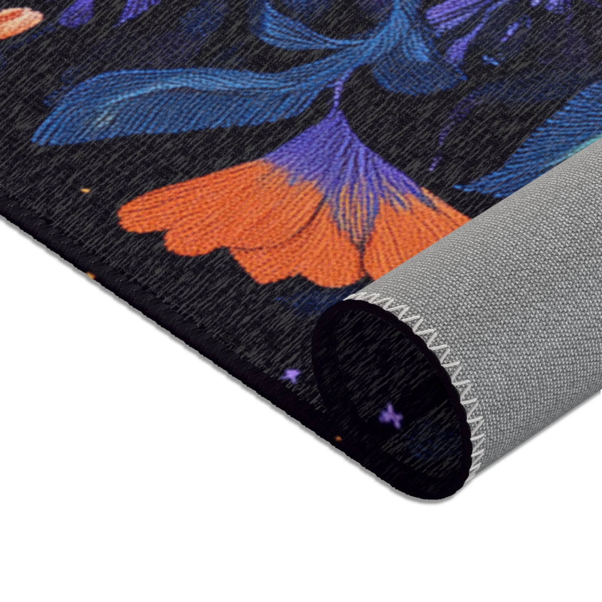 Botanical Bliss Floral Design Accent Rug