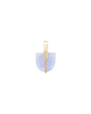 Brevity Pavé Heritage Mayan Lavender Jade Curio Pendant