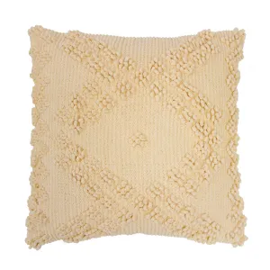 Bronte Square Cushion - Custard
