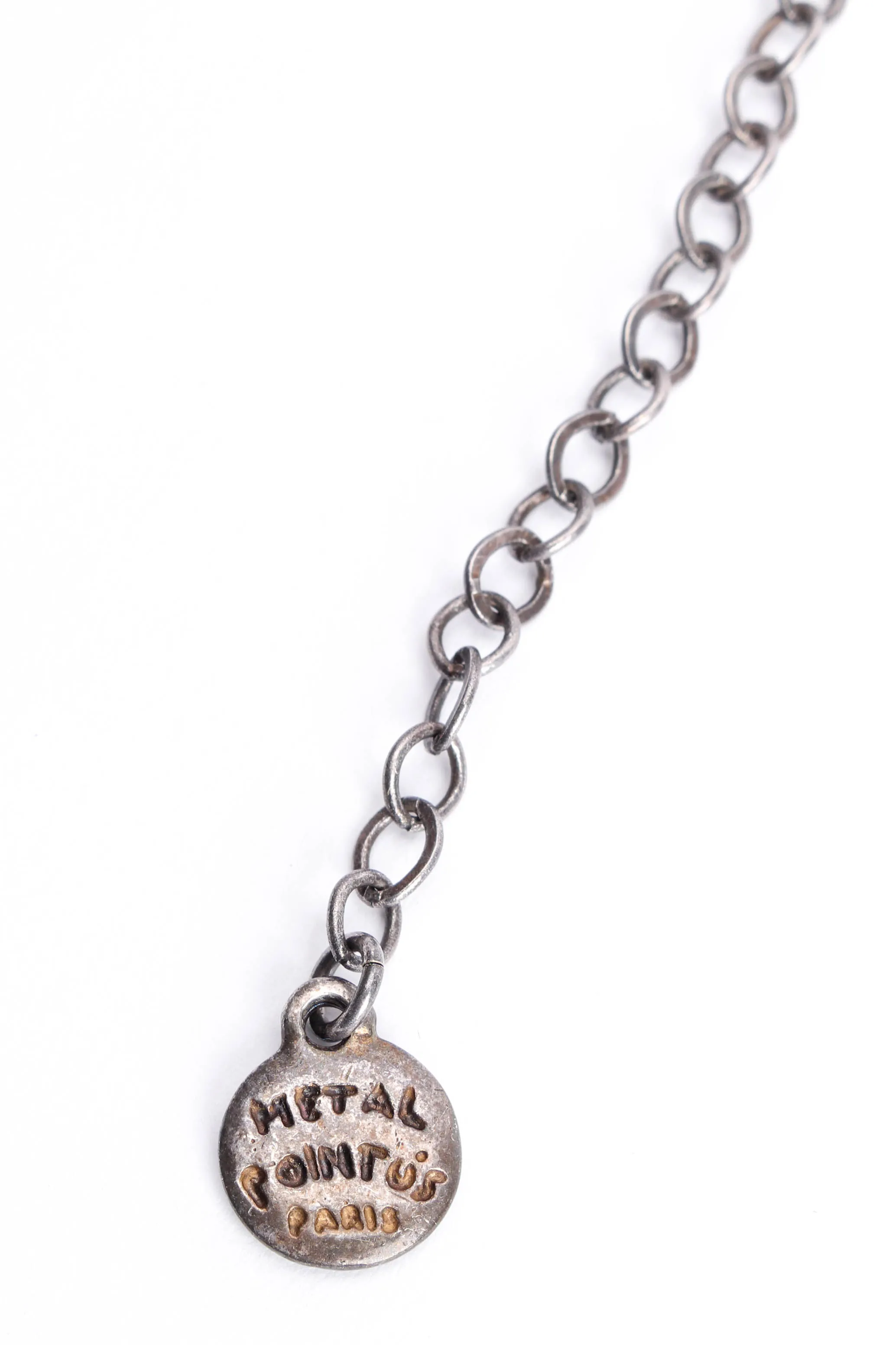 Brutalist Puzzle Crystal Necklace