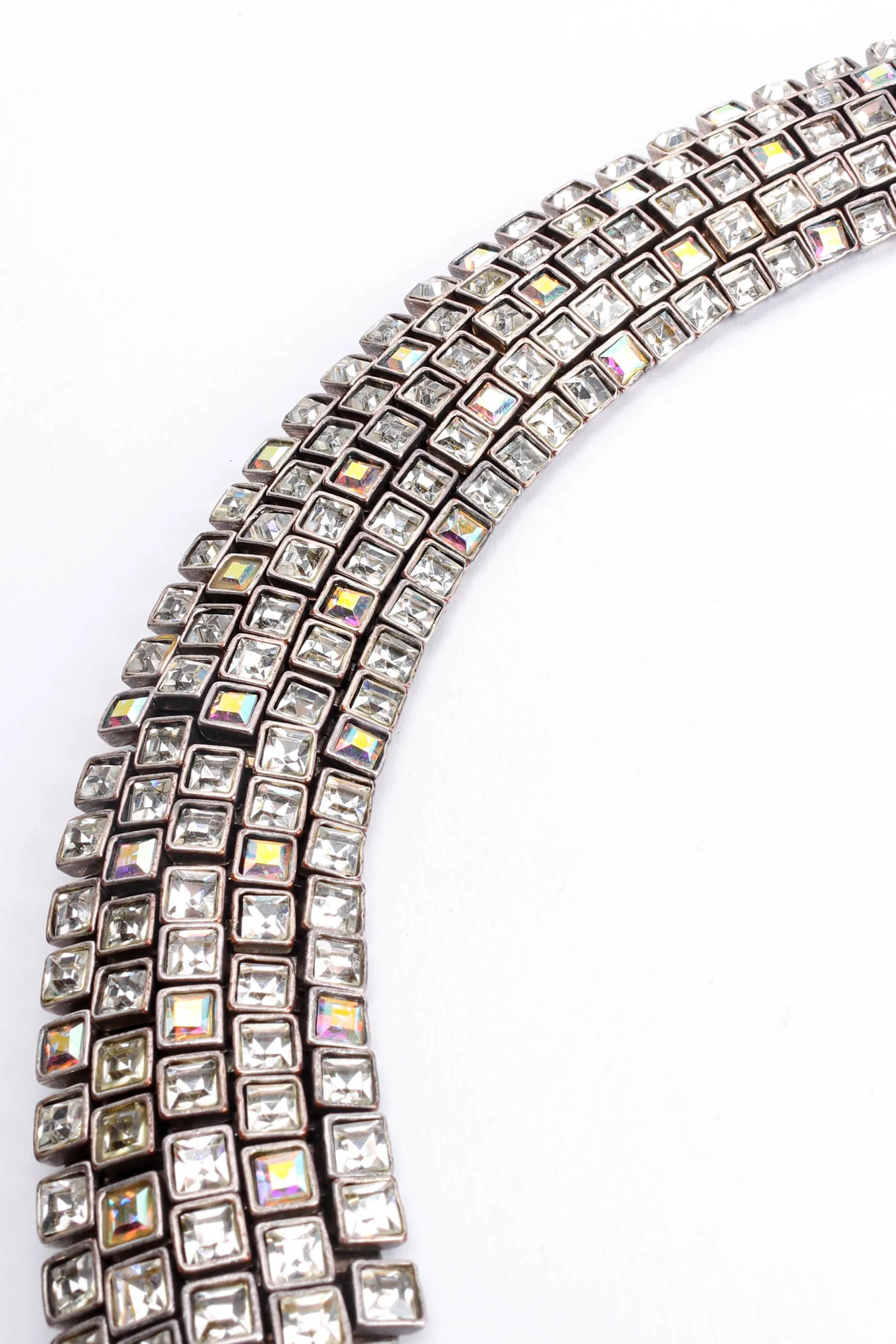 Brutalist Puzzle Crystal Necklace