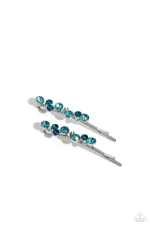 Bubbly Ballroom - Blue Hair Clip
