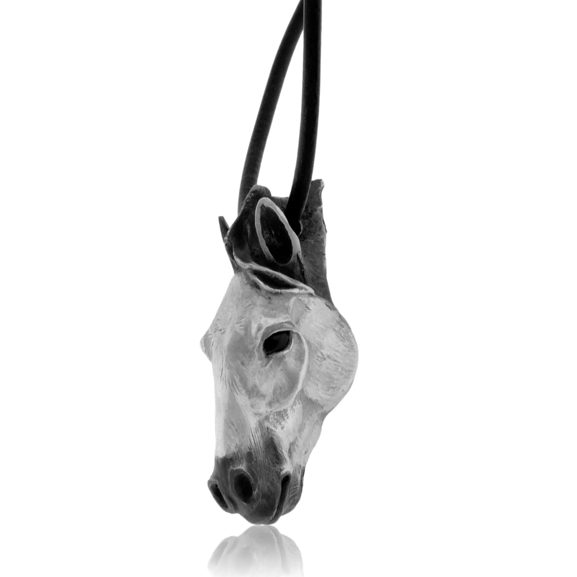 Caballo Paint Horse on Leather Cord