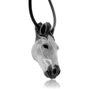 Caballo Paint Horse on Leather Cord