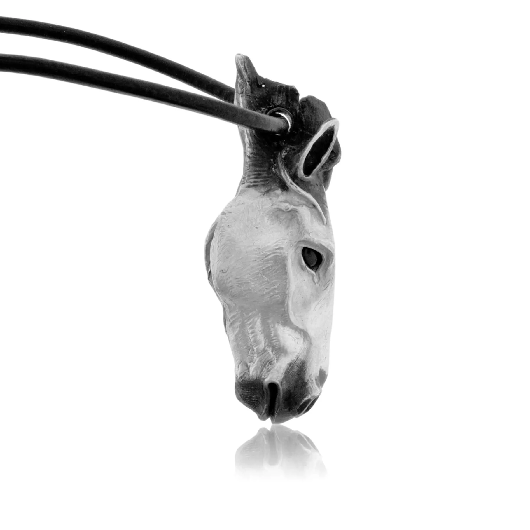 Caballo Paint Horse on Leather Cord