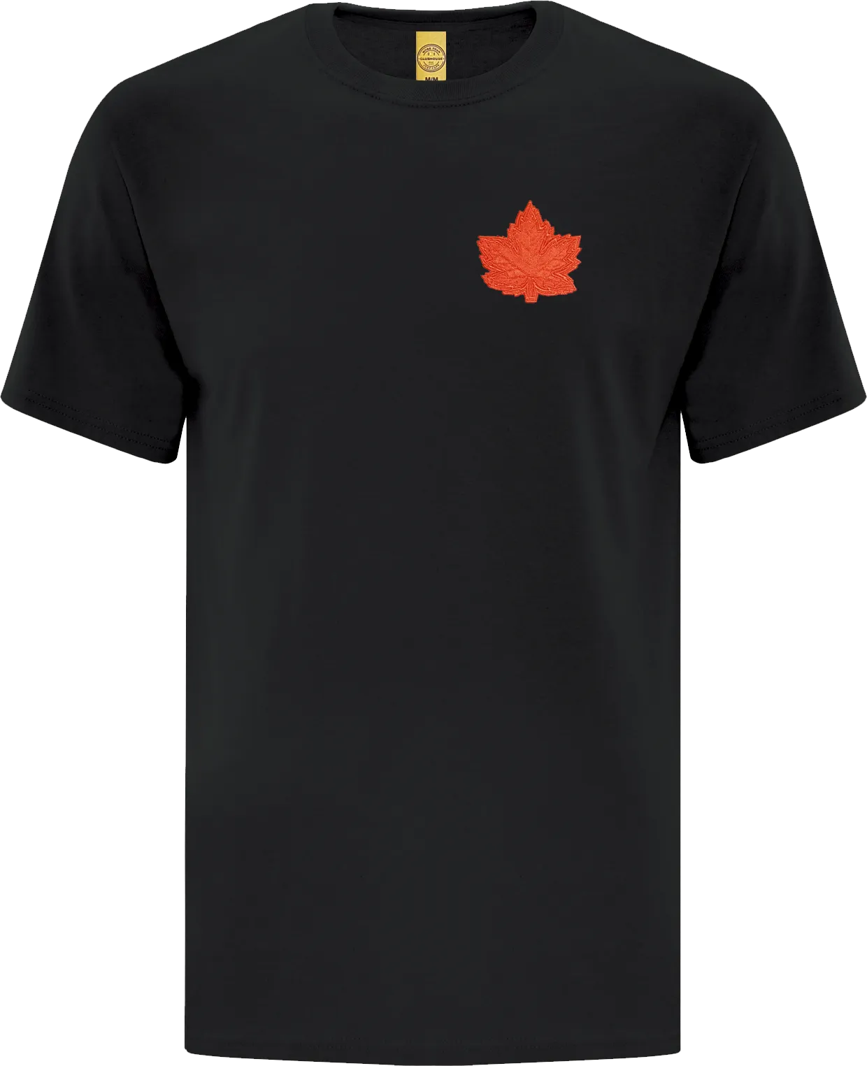 Canada Mighty Maple T-Shirt Black Orange Tonal