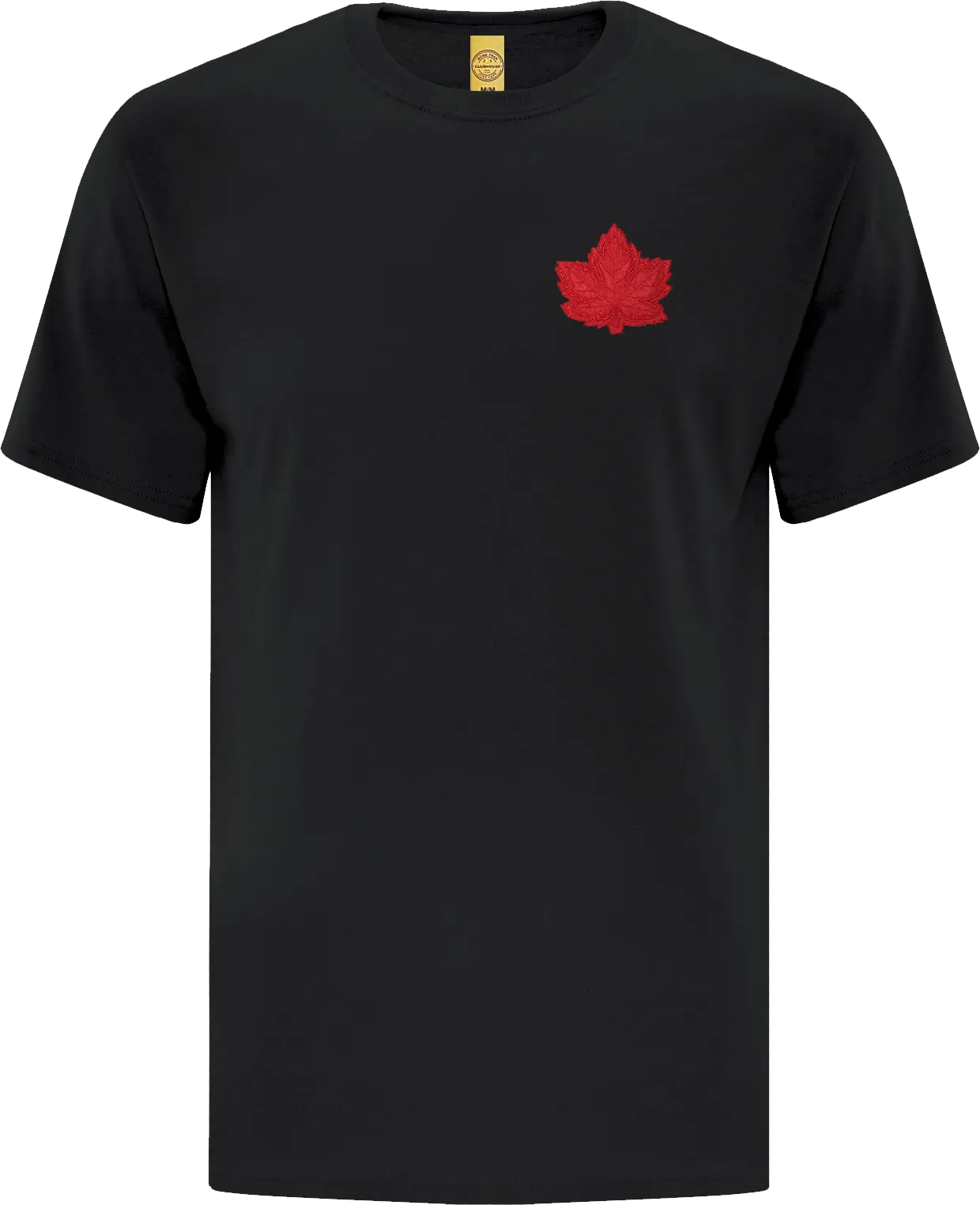 Canada Mighty Maple T-Shirt Black Red Tonal