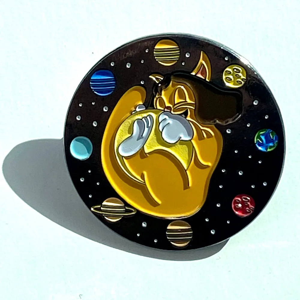 Cat-Purr-nicus Enamel Pin