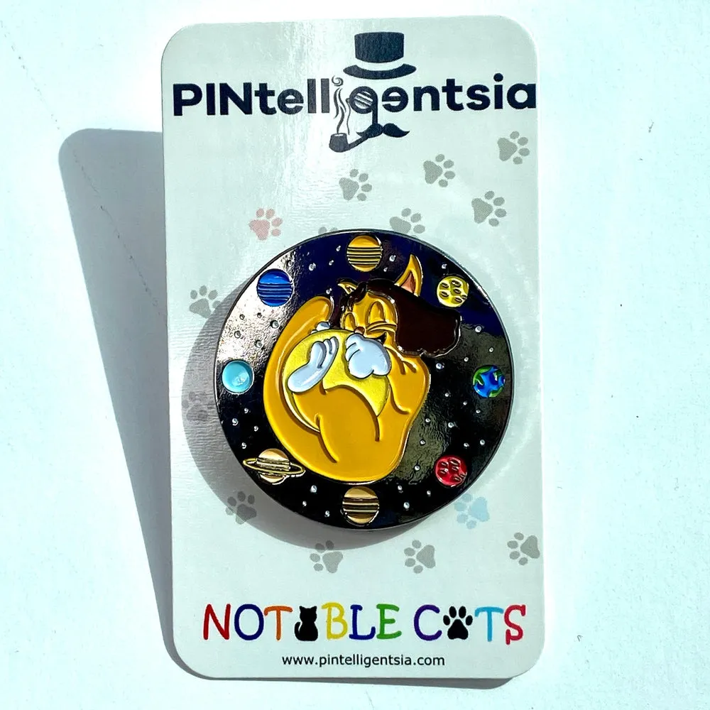 Cat-Purr-nicus Enamel Pin