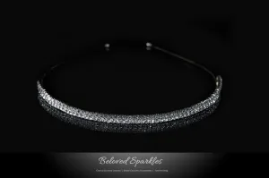 Celes Two Rows Rhinestone Headband | Rhinestone