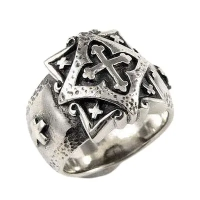 Celtic Cross 925 Sterling Silver Ring