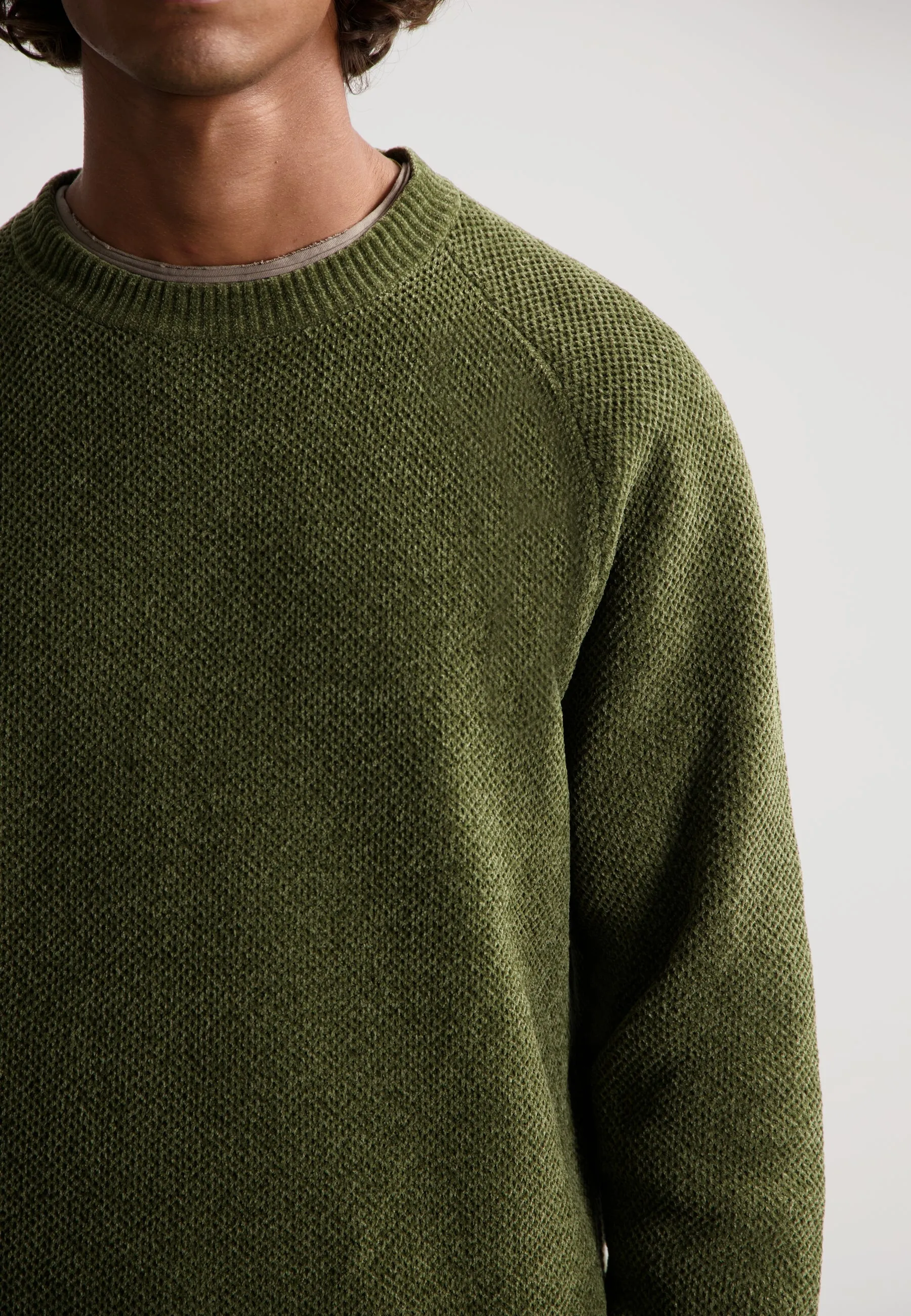 Chenille Knit Crewneck