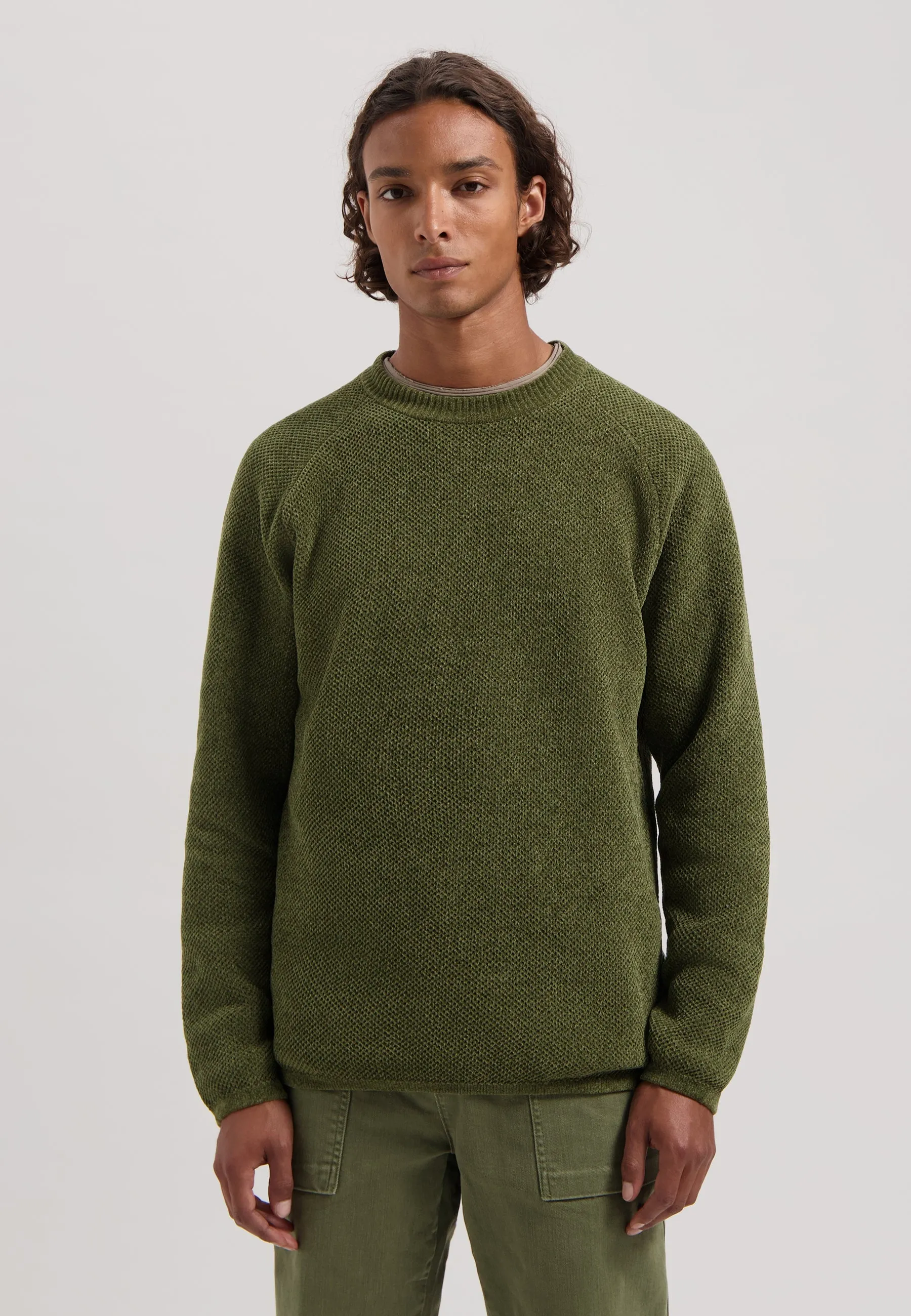 Chenille Knit Crewneck