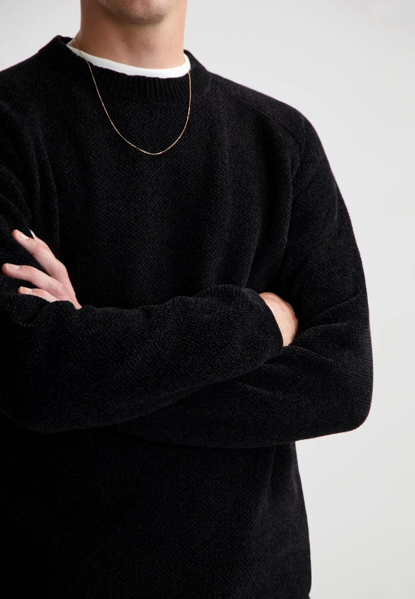Chenille Knit Crewneck