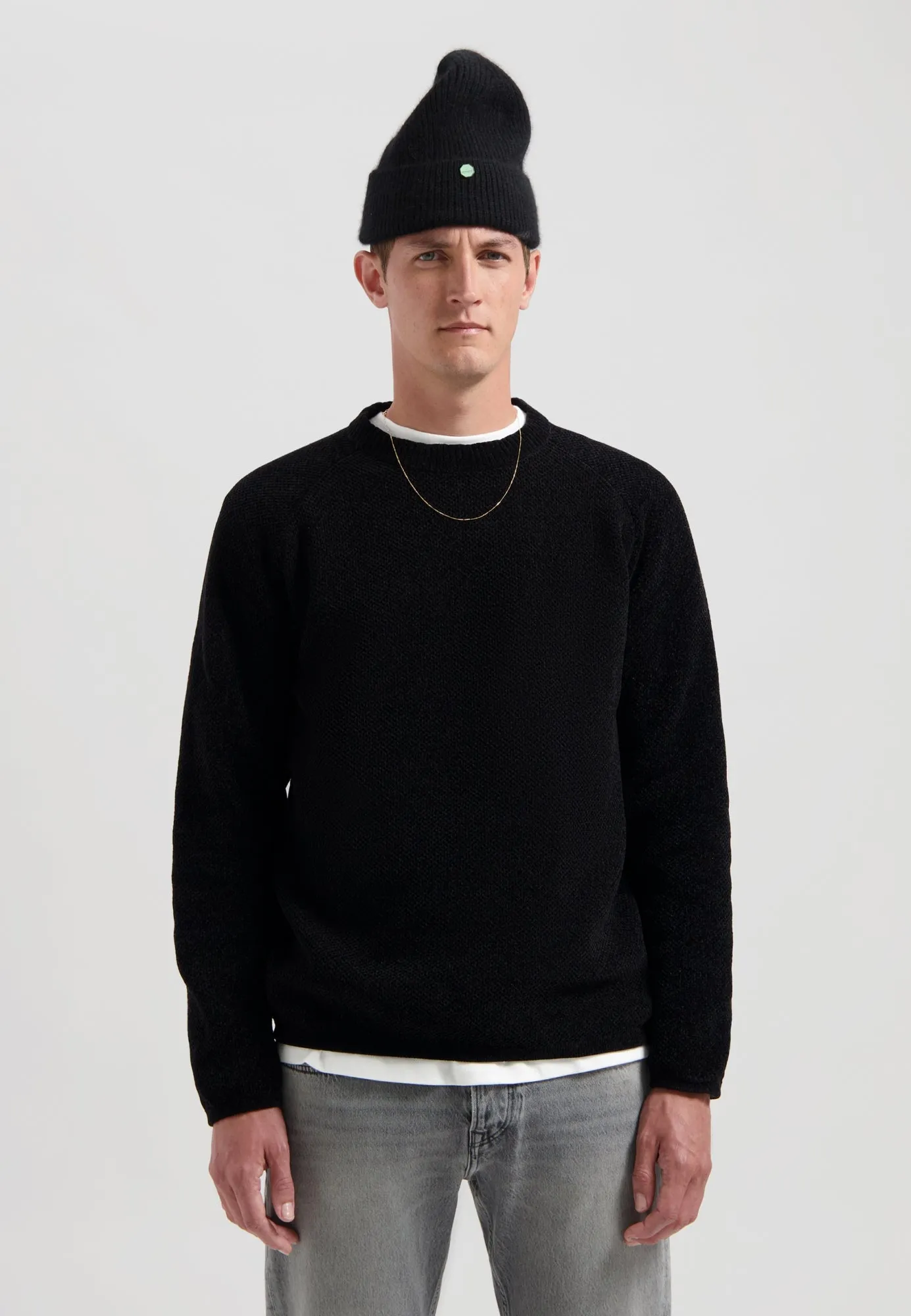 Chenille Knit Crewneck
