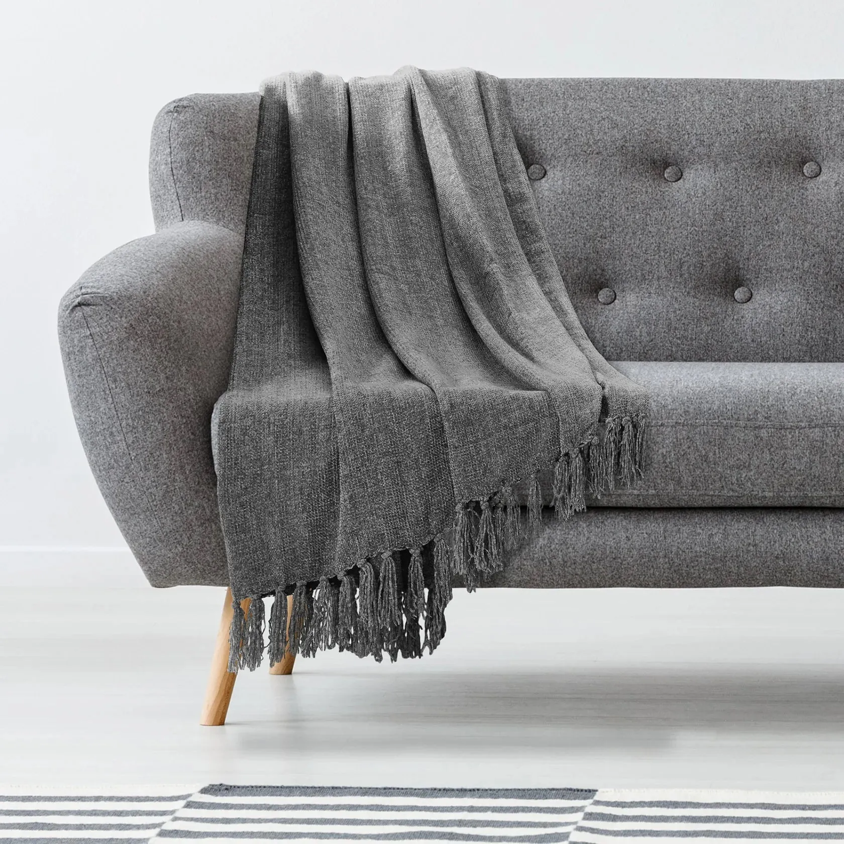 Chenille Throw Blanket by American Flat