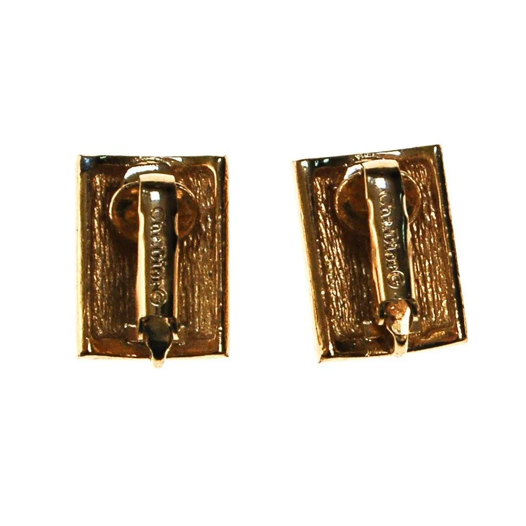 Christian Dior Rhinestone Earrings