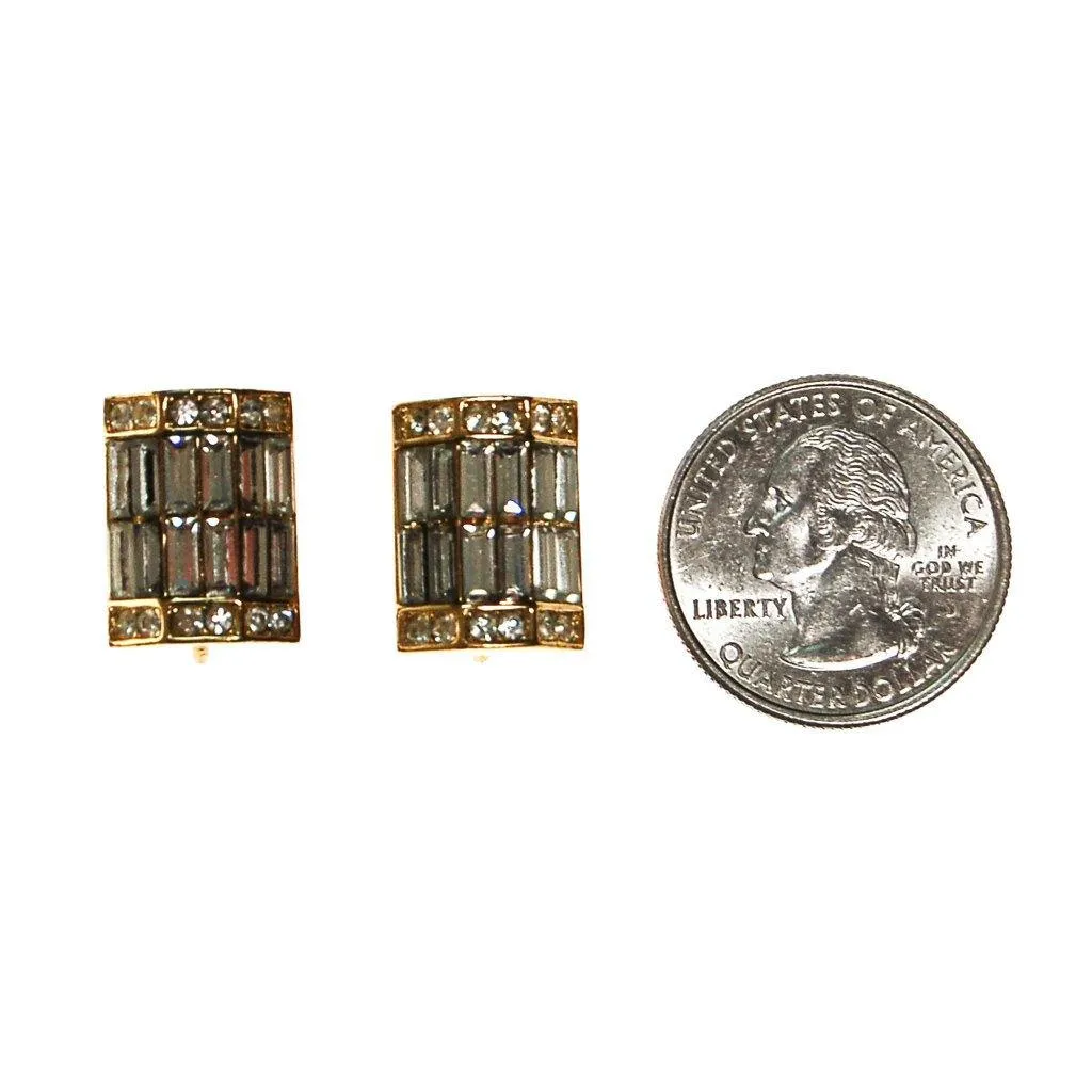 Christian Dior Rhinestone Earrings