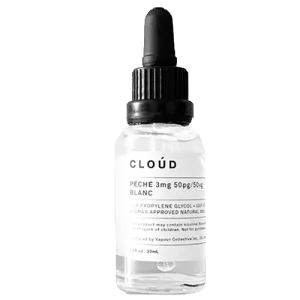 Cloud E-Liquid Blanc - Pêche
