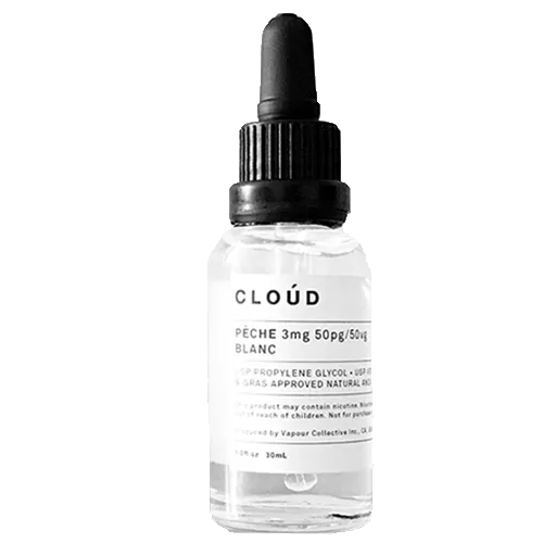Cloud E-Liquid Blanc - Pêche