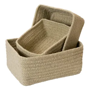 Colonial Mills Chenille Soft Nursery Nesting 3-Piece Basket Set