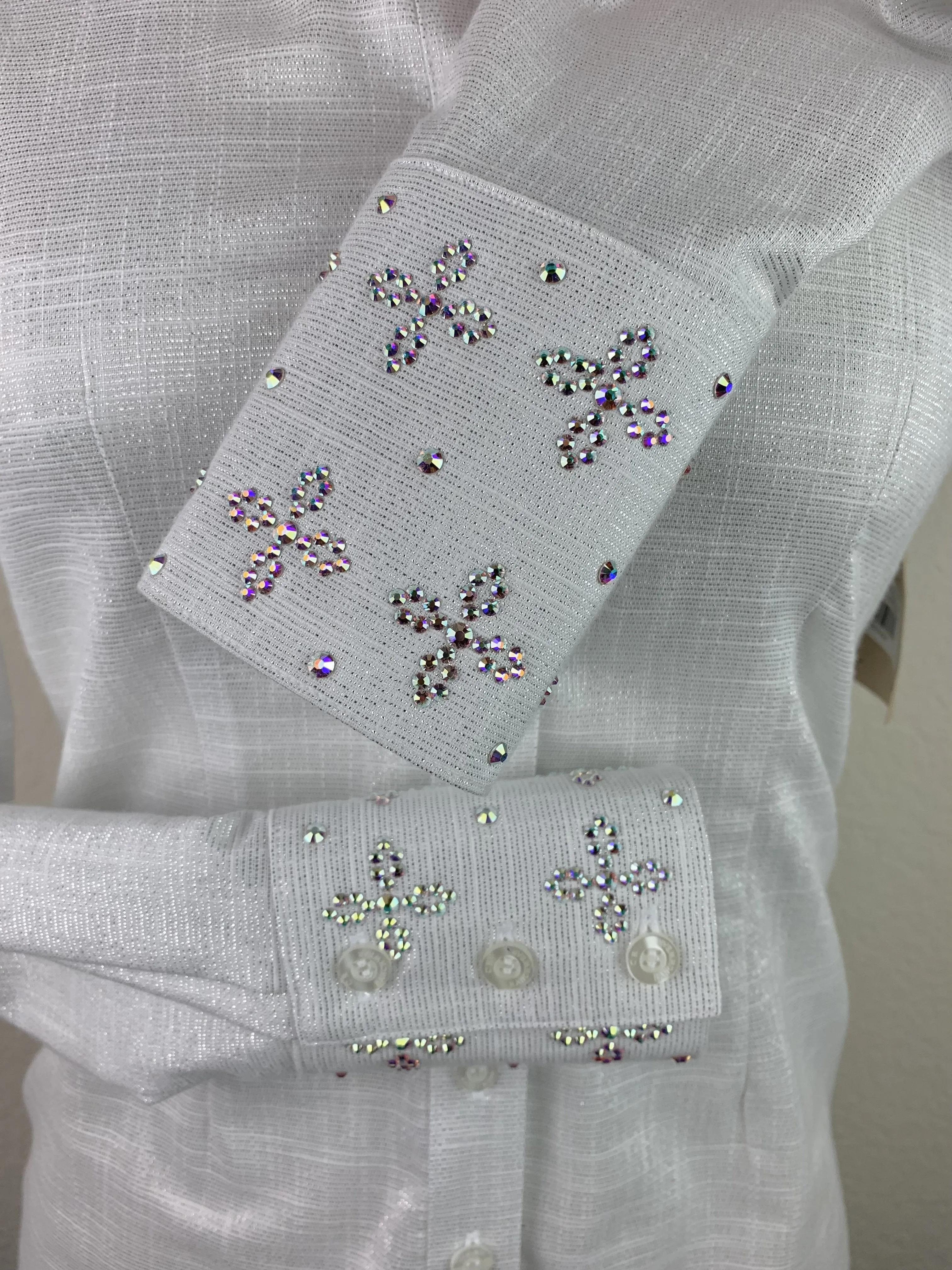 CR Special Flower Crystal Sparkling White